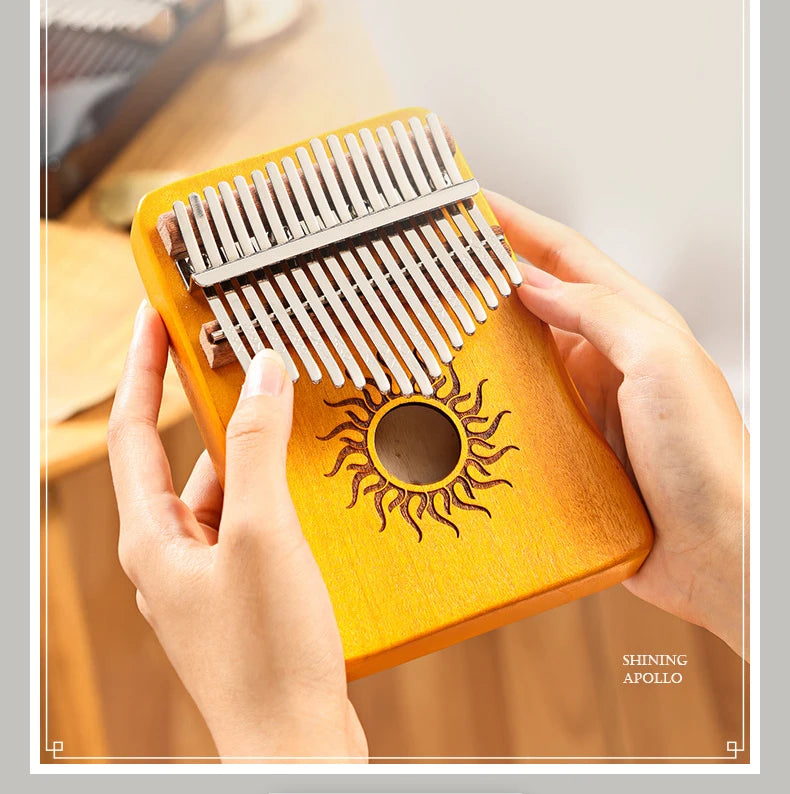 Hluru 17 21 klawiszy kalimba pianino palcowe – instrument muzyczny dla początkujących