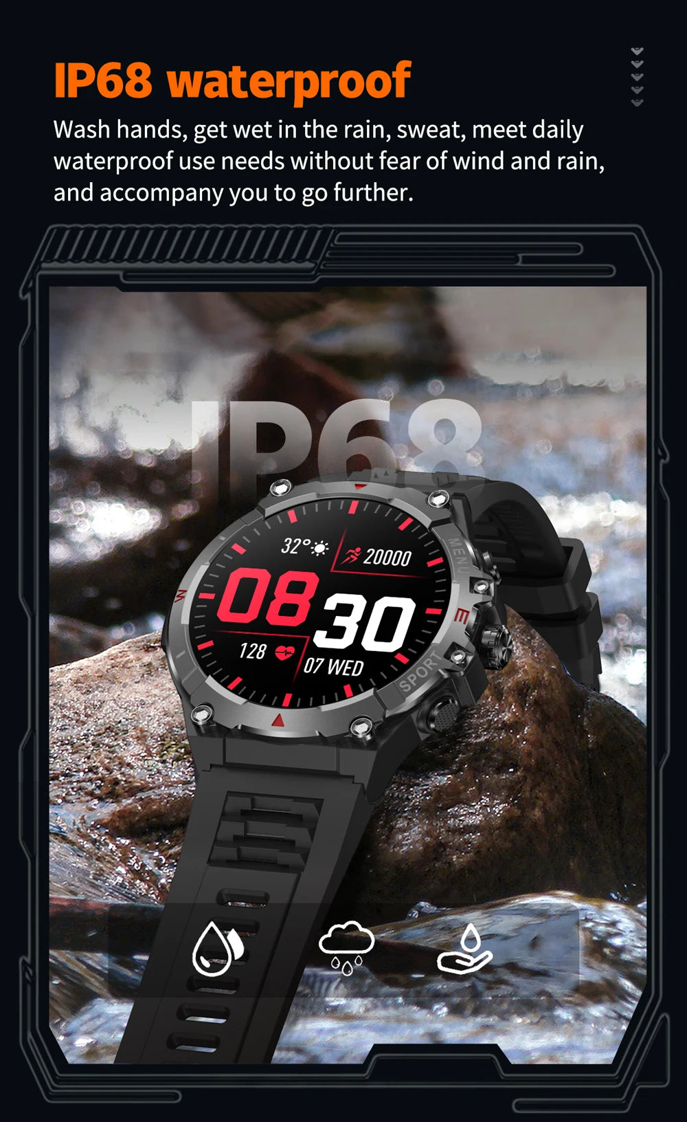 Colmi v76 smartwatch gps | ultra amoled i rozmowy bluetooth