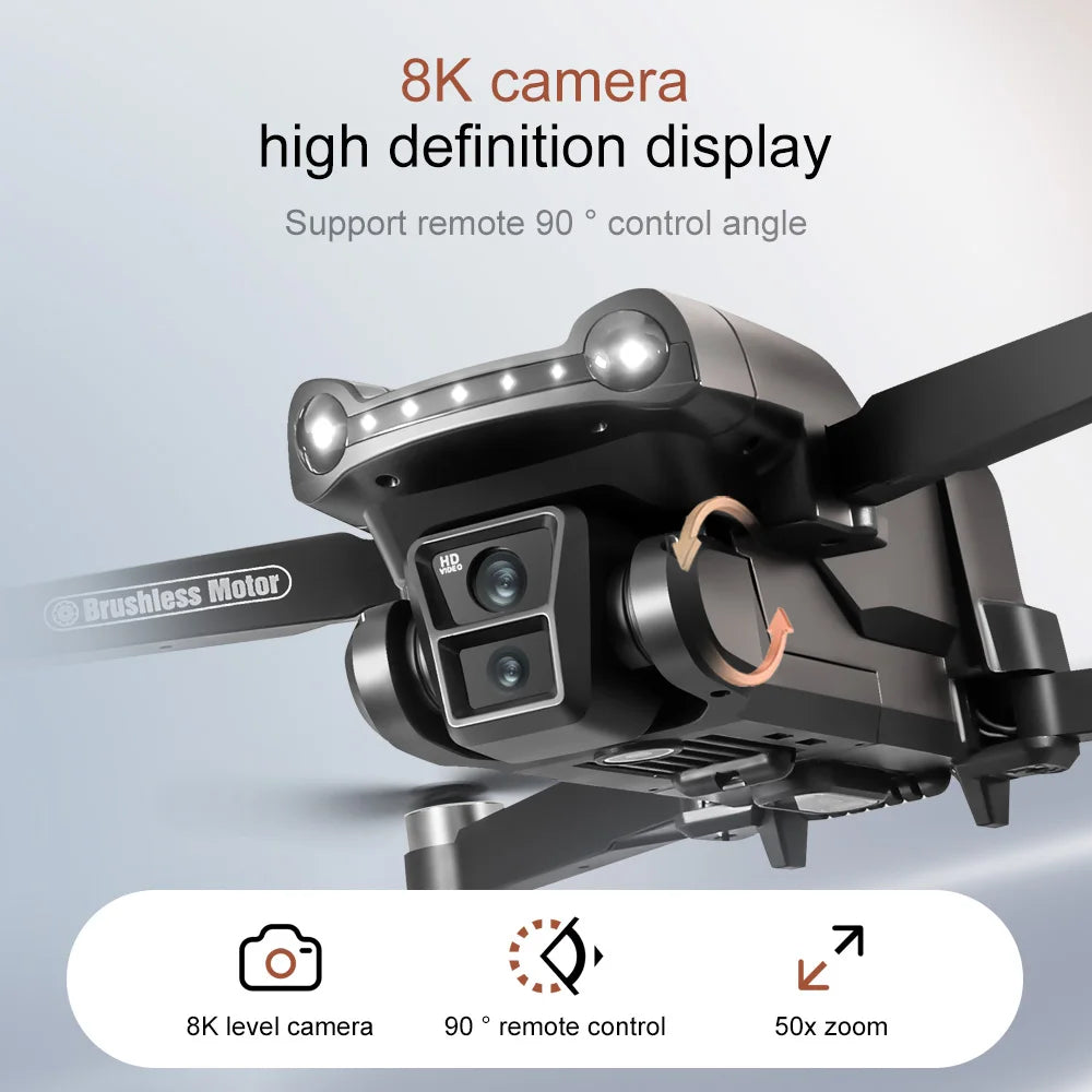 Lenovo V198Max GPS Drone | 4K/8K Dual Camera 5G FPV RC