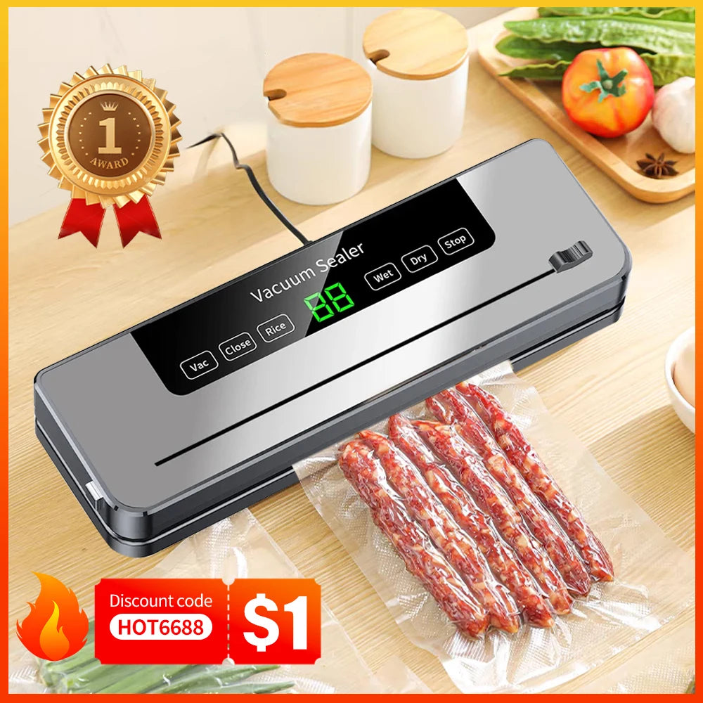 CENRR Electric Vacuum Sealer | Touch Button Food Preservation System