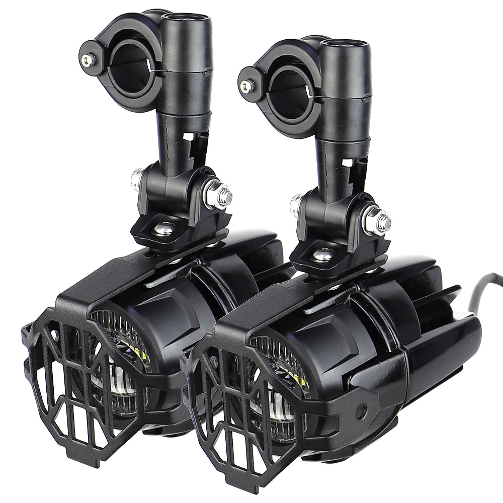 Wysokowydajne pomocnicze lampy przeciwmgielne led do motocykli bmw r1200gs, f800gs, k1600 i uniwersalnych | 40w 6000k