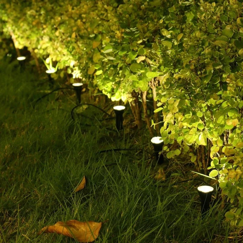 10-w-1 solarne lampy ogrodowe rgb - wodoodporne reflektory zewnętrzne ip65