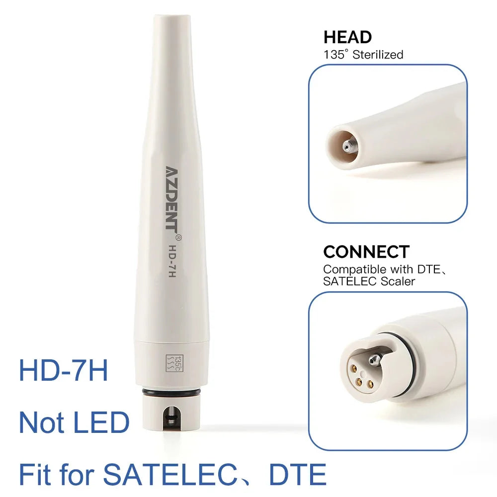 Azdent dentalne ultradźwiękowe końcówki do scalera piezo – sterylizowane w 135°, kompatybilne z satelec, dte, woodpecker, ems, vrn