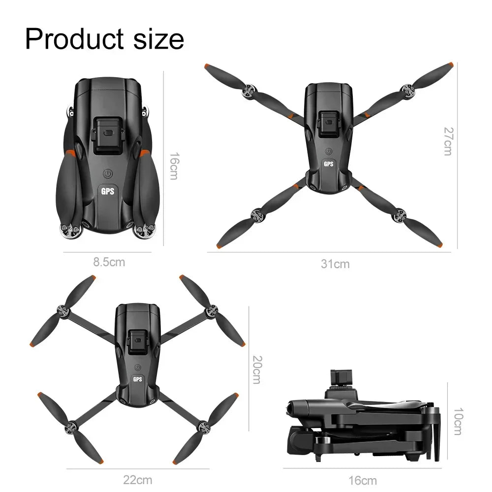 Lenovo V198 MAX GPS Drone 8K/4K Camera Obstacle Avoidance