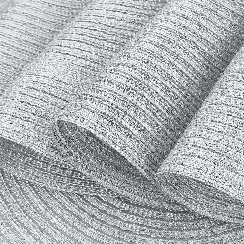 Set of 6 Round Braided Washable Placemats - Heat Resistant Table Mats