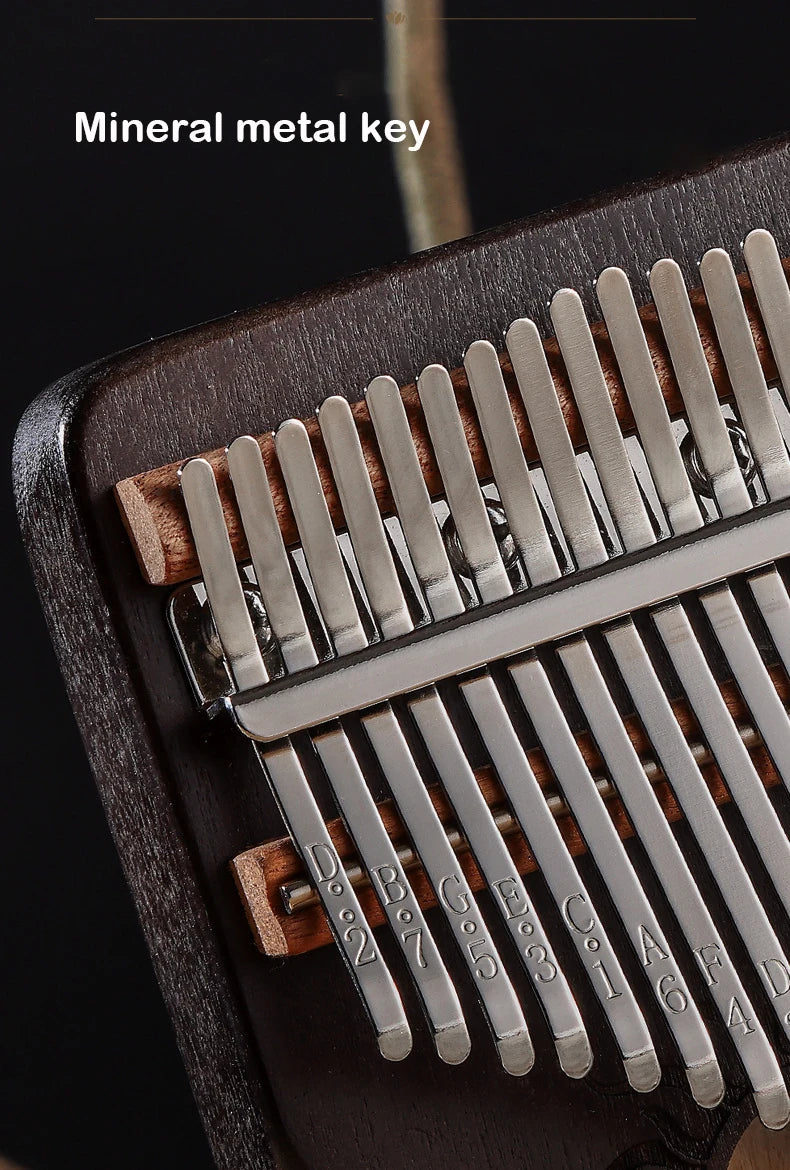 Hluru 17 21 klawiszy kalimba pianino palcowe – instrument muzyczny dla początkujących