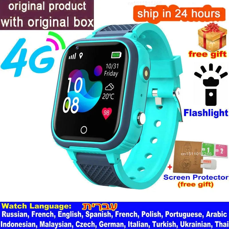 Lt21 smartwatch dla dzieci 4g – gps, rozmowy wideo, sos, wodoodporność ip67