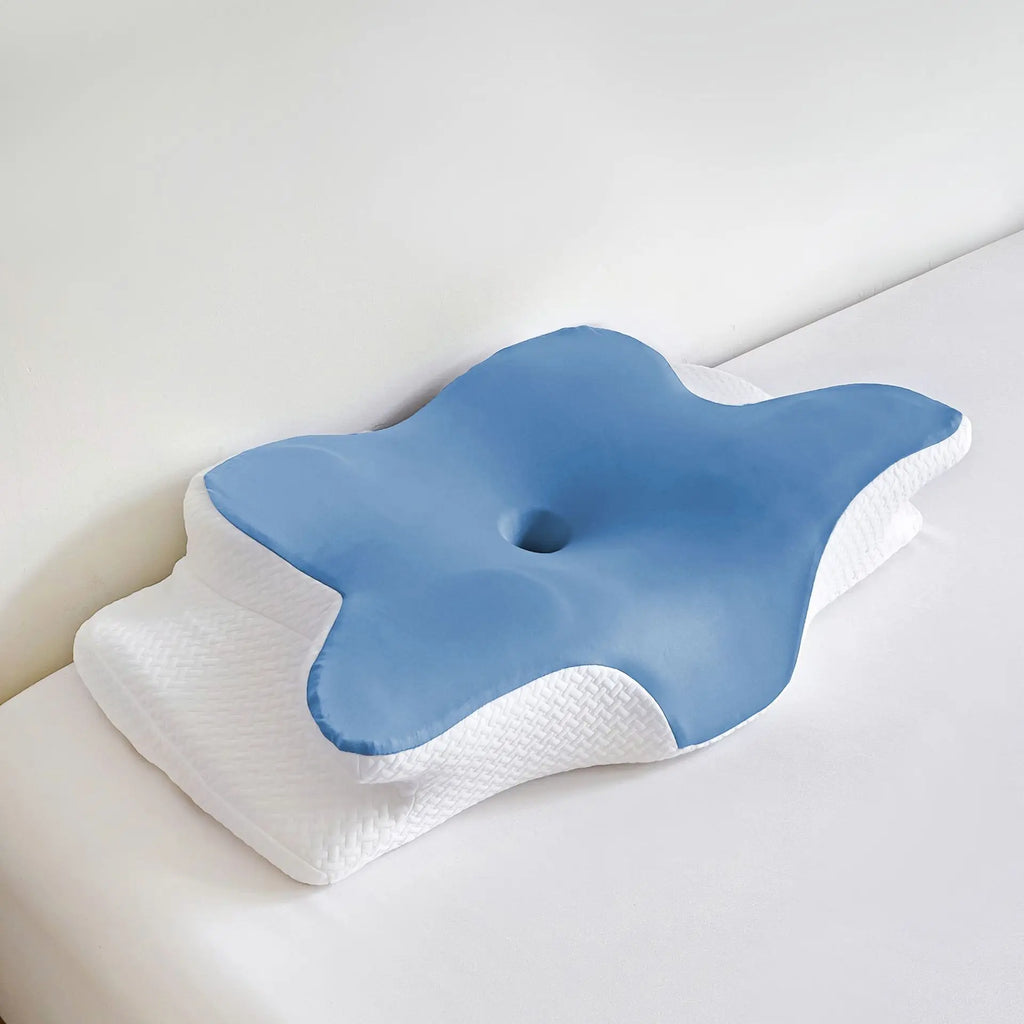 2026 Butterfly Memory Foam Sleep Pillow | Ergonomic Neck Protection & Slow Rebound Comfort