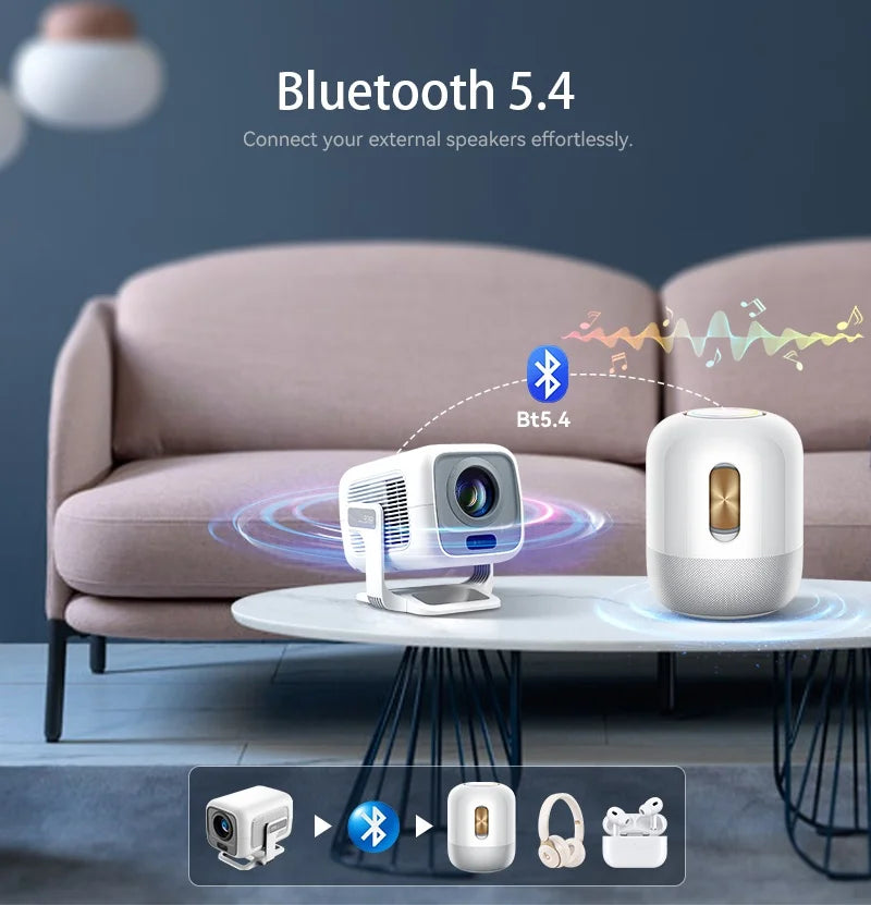 Projektor ditong x3plus hd | natywny 1080p 4k wifi6 android
