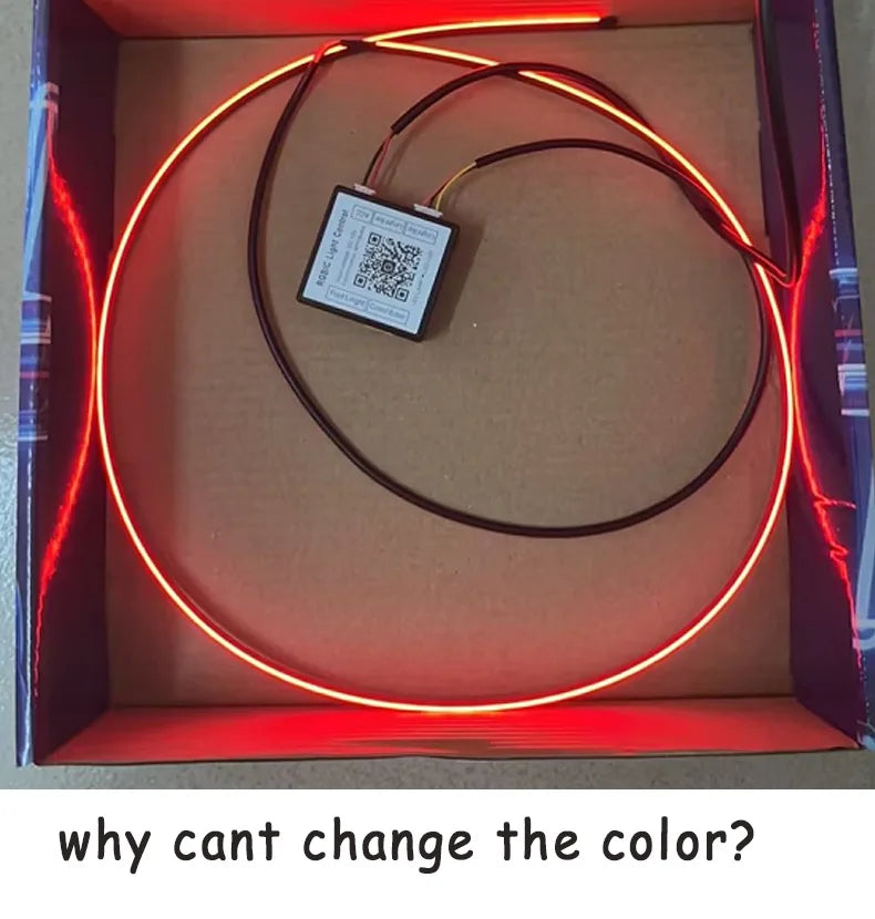 Zestaw ambientowego oświetlenia samochodowego led rgb 14/18 w 1