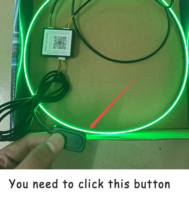 Zestaw ambientowego oświetlenia samochodowego led rgb 14/18 w 1