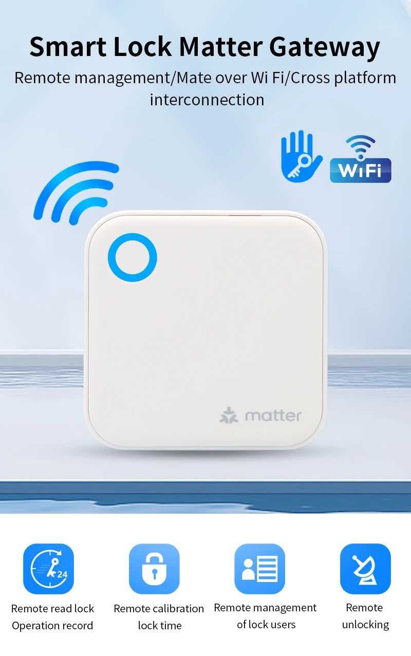 Brama matter ttlock g6: mostek wifi i homekit do sterowania inteligentnym domem