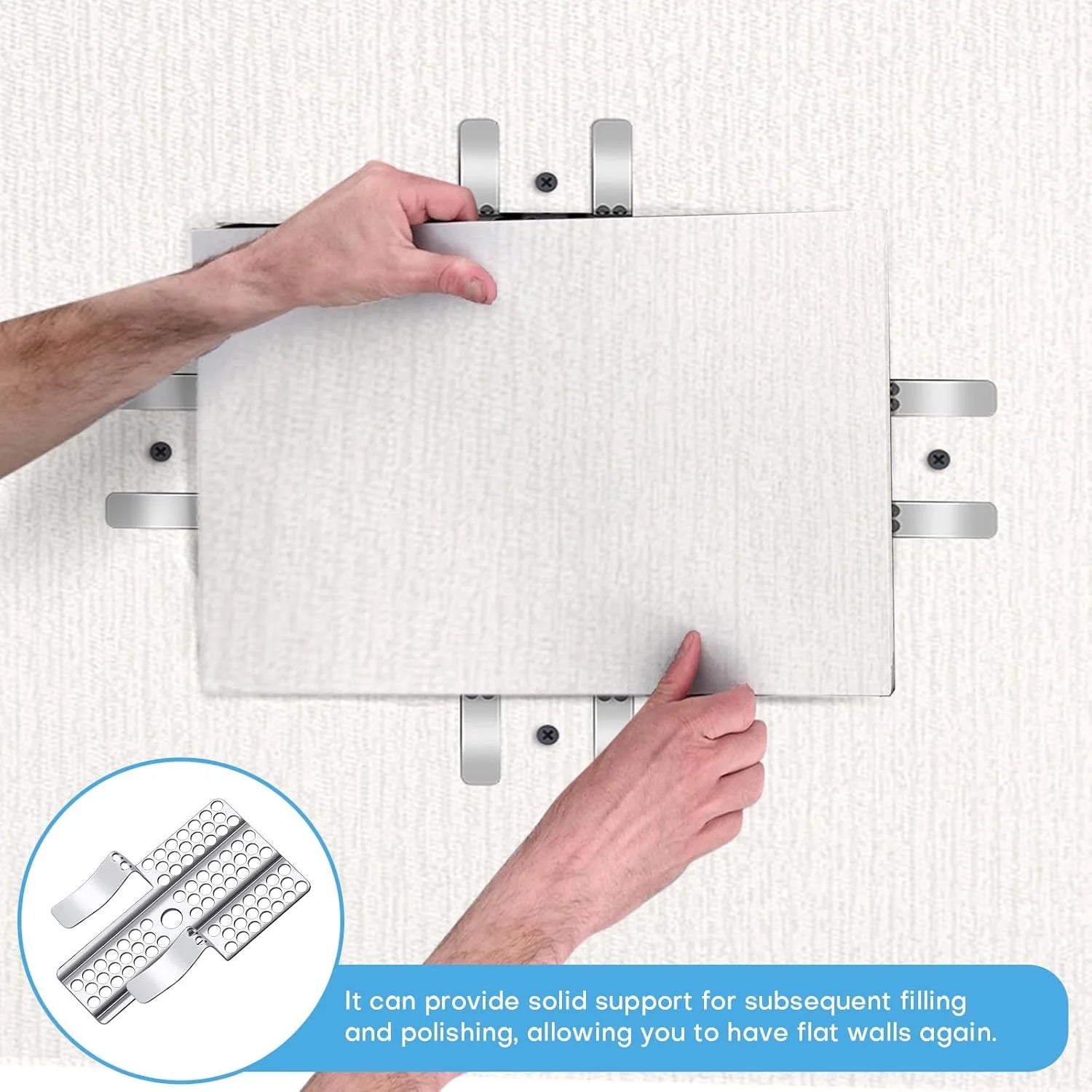 Heavy-Duty Drywall Repair Clips with Screws - Easy Wall Patch & Durable Fastener Solution (10/20pcs)
