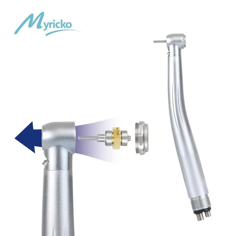 Myricko dentalna kątnica wysokoobrotowa led — prosta