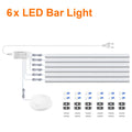 Smart Wireless LED Cabinet Lights: Motion & Touch Sensor for Kitchen & Wardrobe