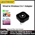 Adapter 2w1 bezprzewodowy carplay i android auto | inteligentny box ai do samochodów