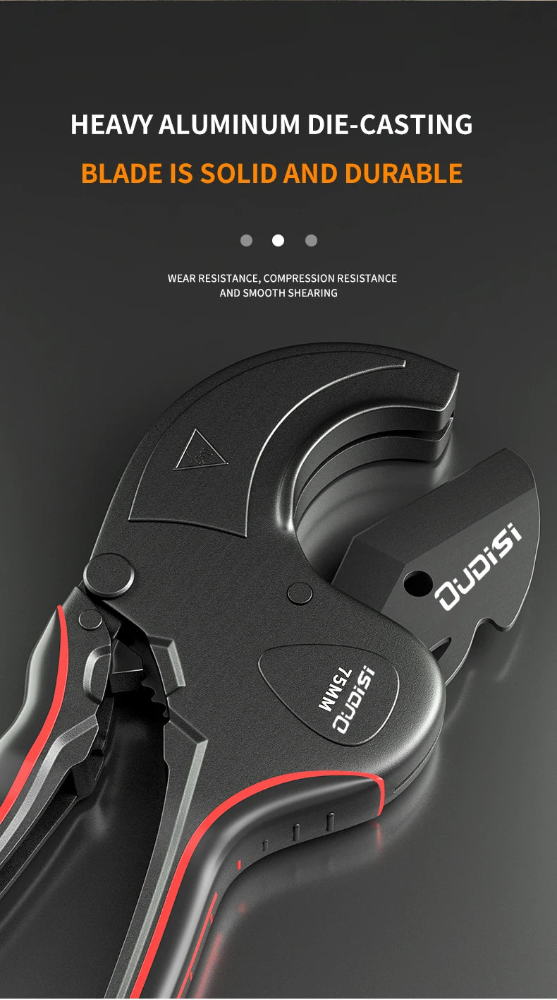 Profesjonalne nożyce zapadkowe do rur 42-75mm pvc/pe