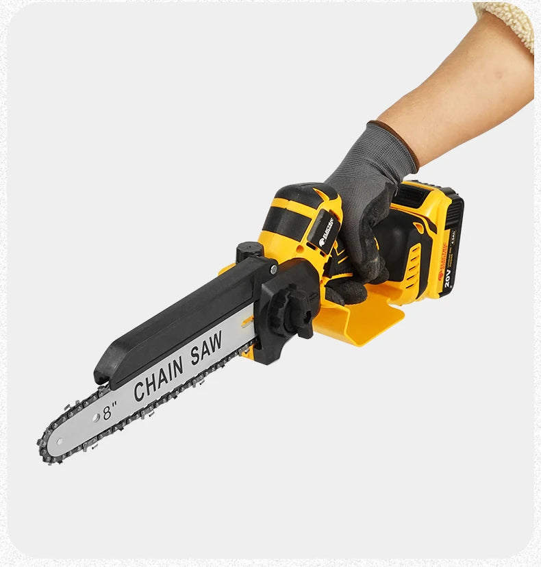 8-calowa 1380w bezszczotkowa elektryczna pilarka łańcuchowa – profesjonalna pilarka ogrodowa do baterii dewalt 20v