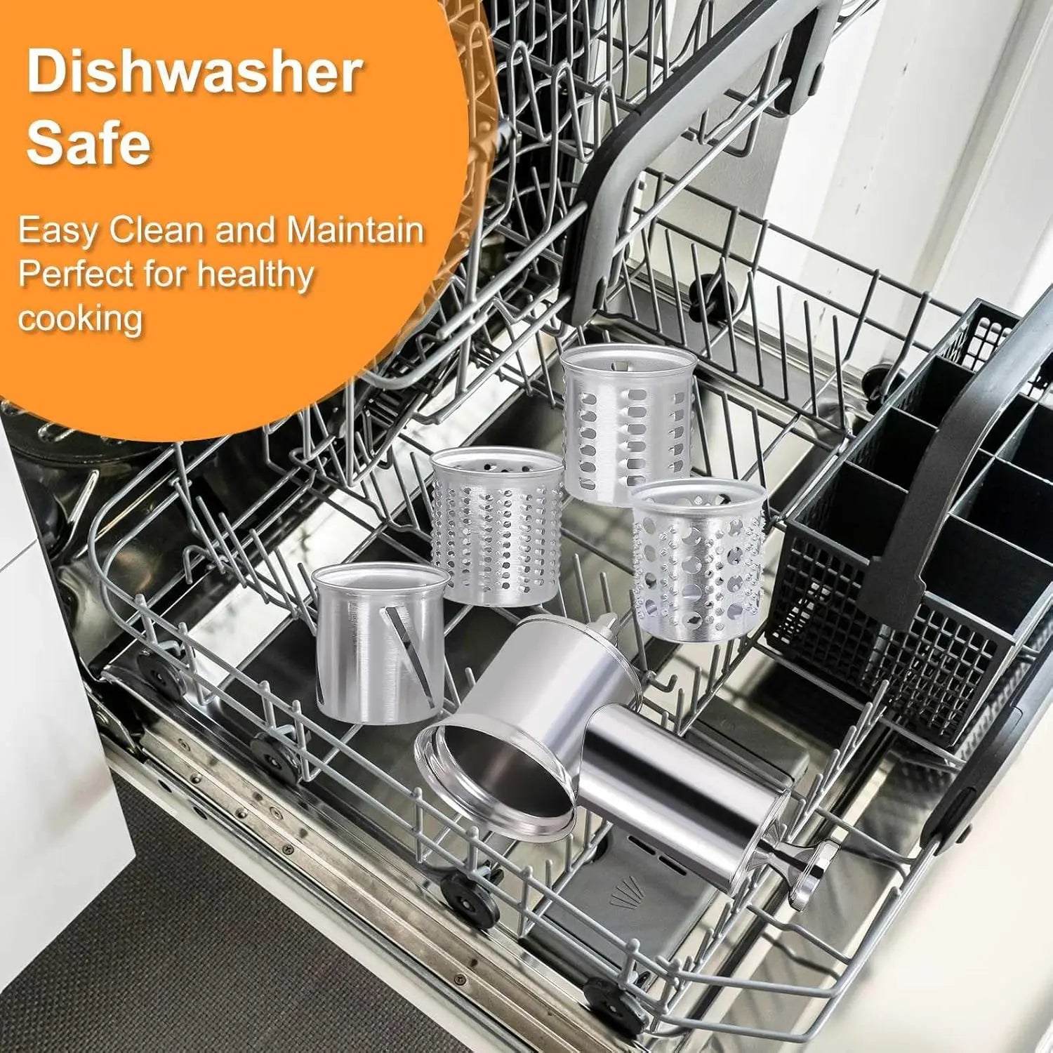 Nakładka krajalnica tarka do miksera kitchenaid – stal nierdzewna