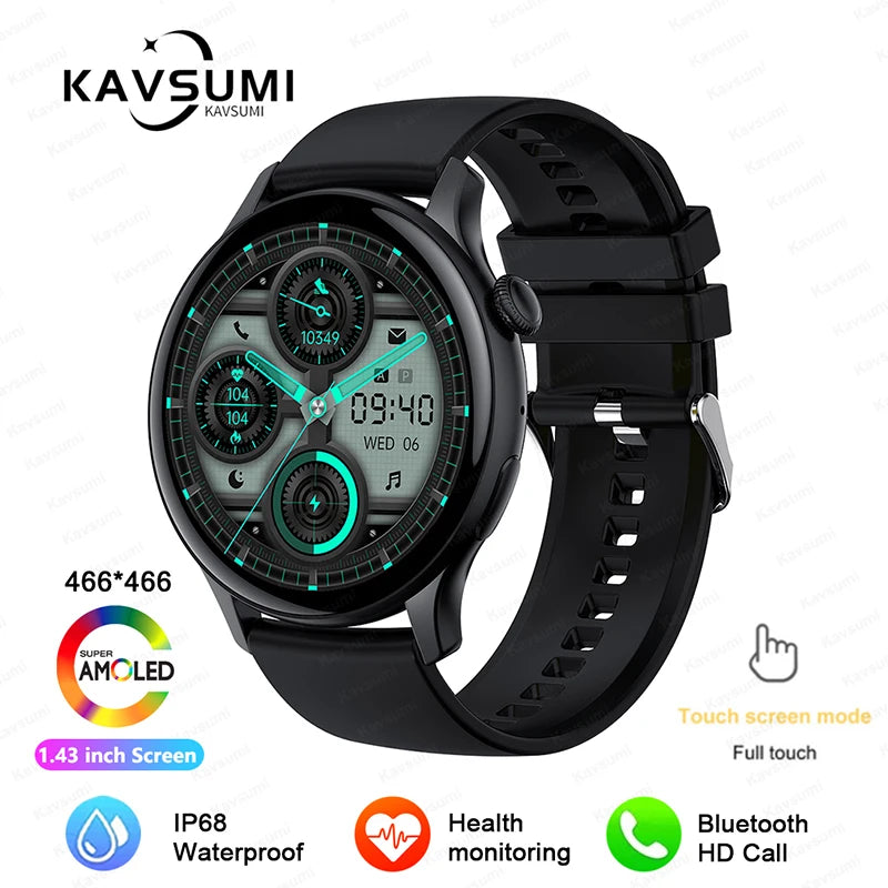 Women's Elegant AMOLED Smartwatch with GPS & Bluetooth Calling