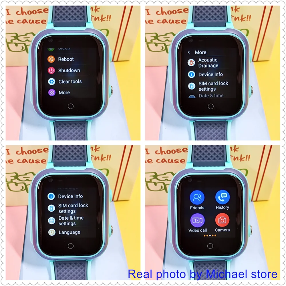 Lt21 smartwatch dla dzieci 4g – gps, rozmowy wideo, sos, wodoodporność ip67