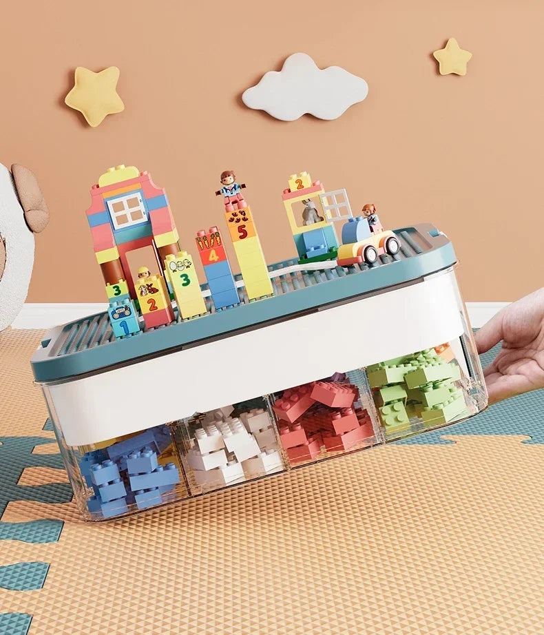 Pojemnik na klocki lego | organizer zabawek dla dzieci | sortowanie części