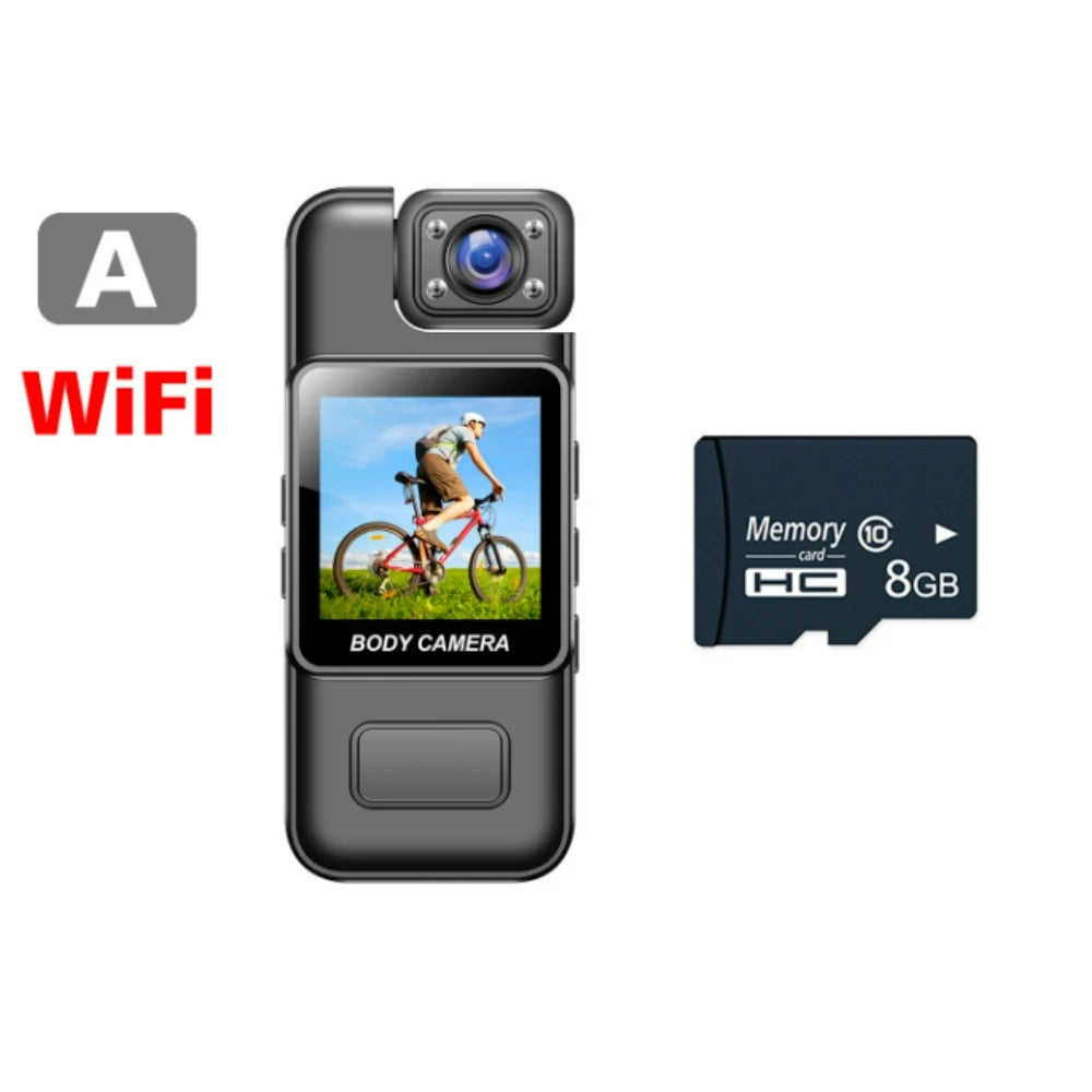 Mini 4K HD WiFi Body Camera | Wearable Security Recorder