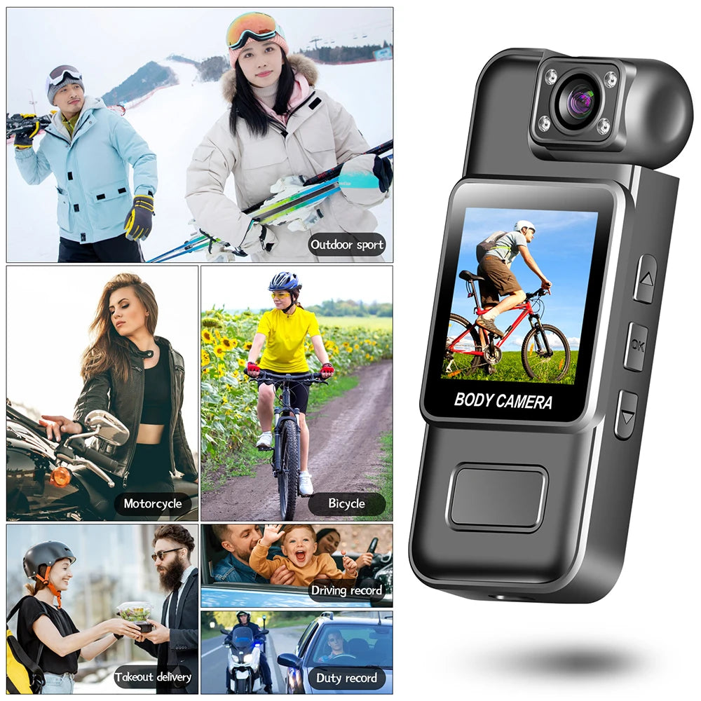 Mini 4K HD WiFi Body Camera | Wearable Security Recorder