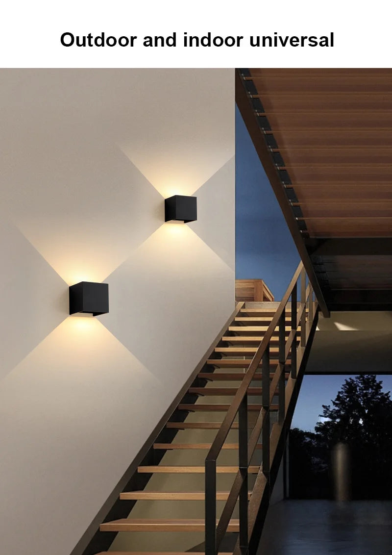 Pumous dwukierunkowa wodoodporna zewnętrzna lampa led