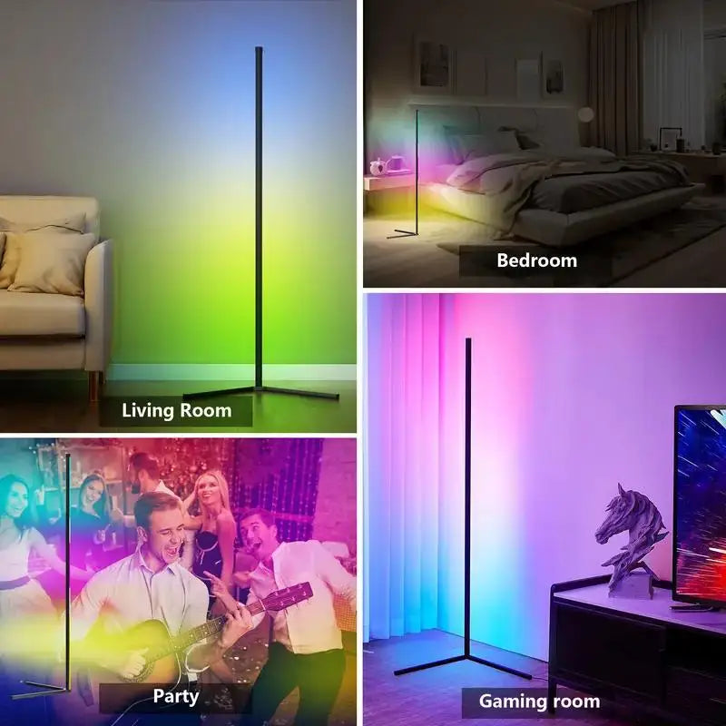 Lampa podłogowa homefish rgb z synchronizacją muzyki - inteligentne oświetlenie led