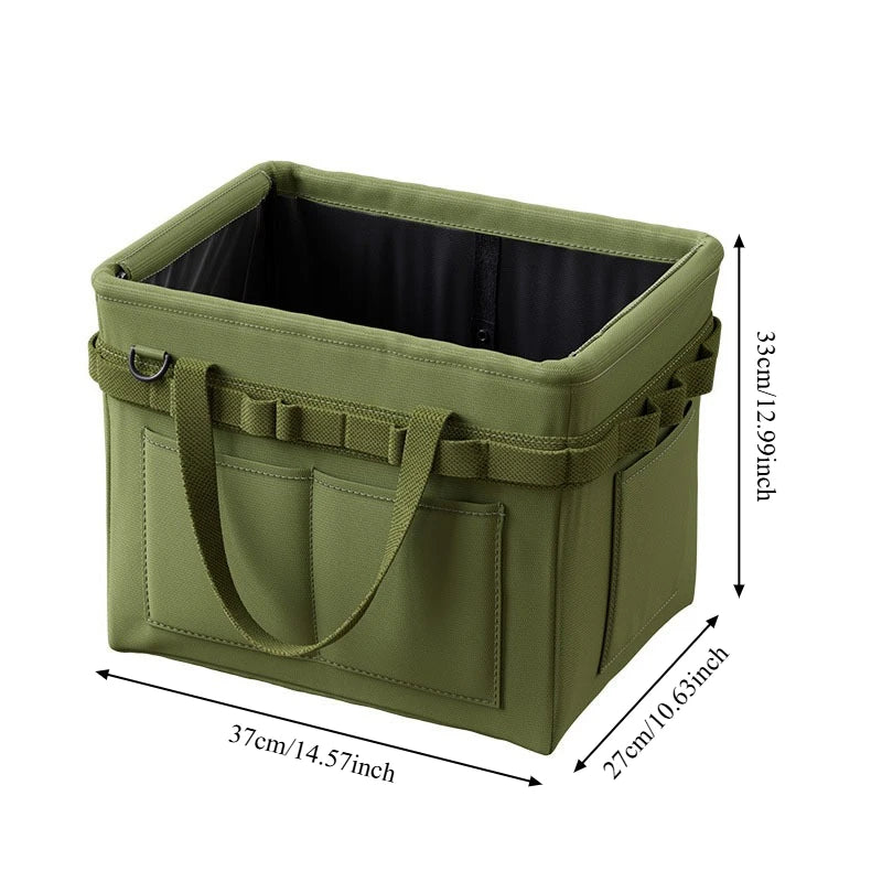 Heavy-Duty Foldable Tool Bag - Large Oxford Fabric Organizer