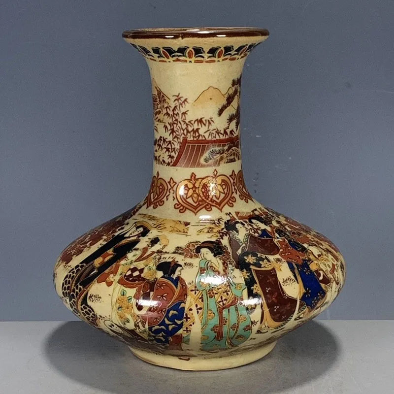 Exquisite Chinese Old Porcelain Dowager Vase - Collectible Handmade Ceramic Decor