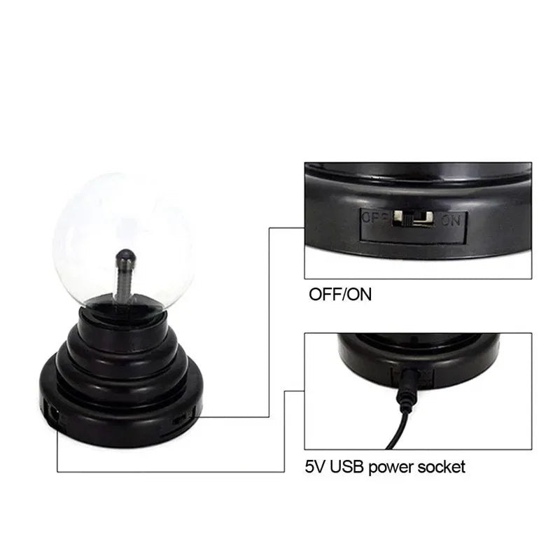 Magiczna lampa plazmowa led, nastrojowe światło dotykowe do sypialni i na prezenty