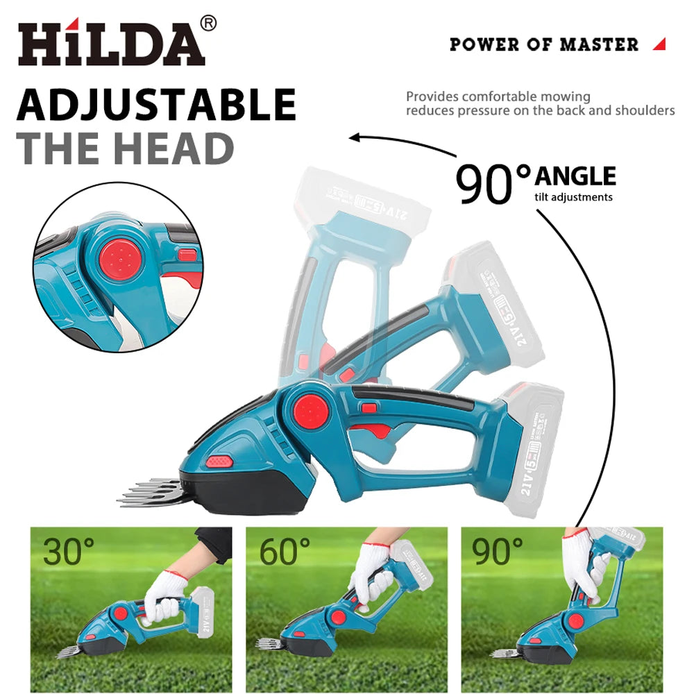 Nożyce i sekator akumulatorowy hilda 2 w 1 do baterii makita 18v