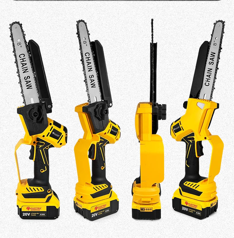 8-calowa 1380w bezszczotkowa elektryczna pilarka łańcuchowa – profesjonalna pilarka ogrodowa do baterii dewalt 20v