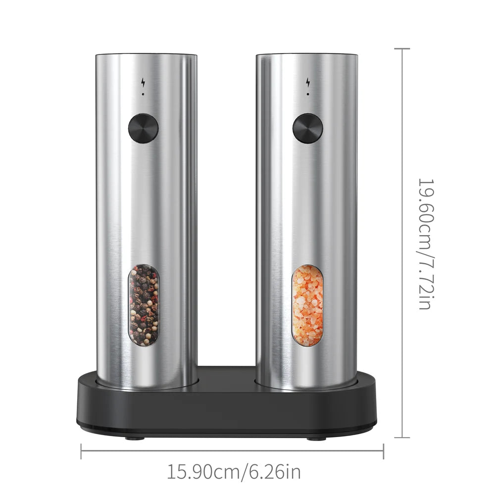 Automatyczny młynek do przypraw vabena usb z lampką led