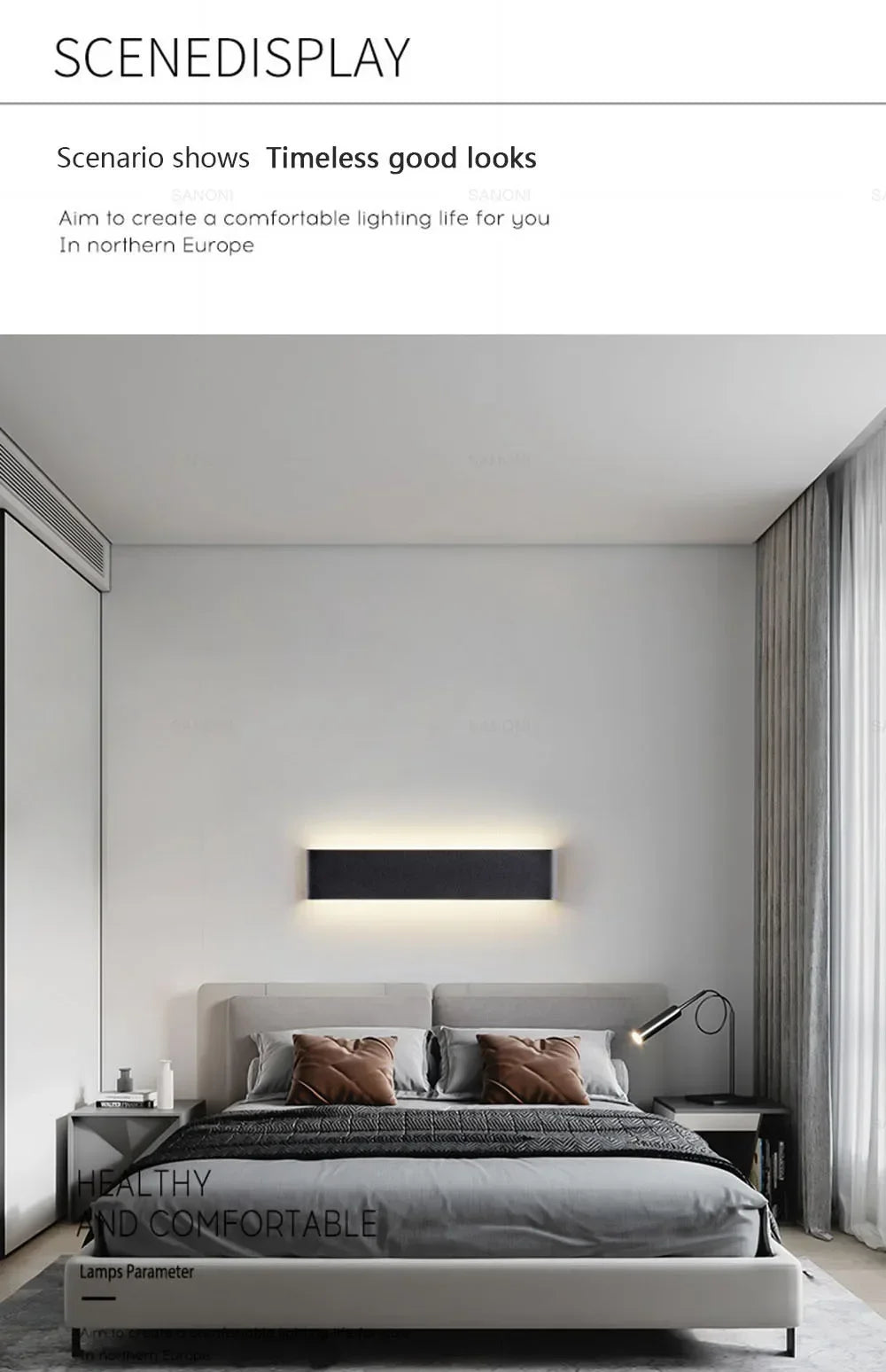Nowoczesne lampy ścienne led – kinkiety do sypialni, salonu, schodów i dekoracji domowych