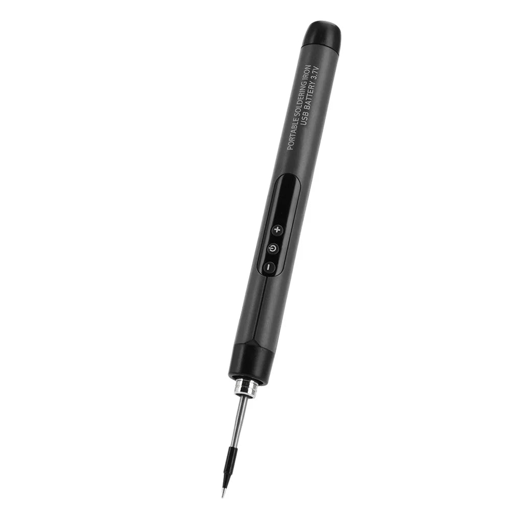 Portable USB-C Soldering Iron Set - 600mAh Battery, Adjustable Temp for DIY & Repairs