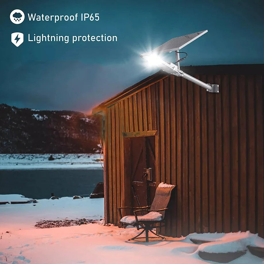Latarnia uliczna solarna 200w - zewnętrzna, wodoodporna, automatyczna