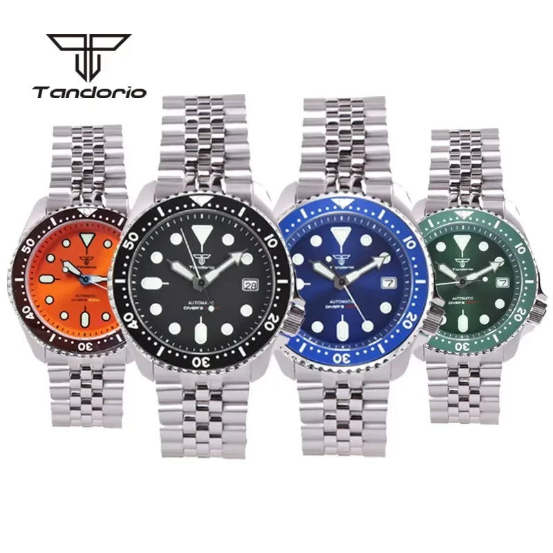 Zegarek automatyczny tandorio skx007 nh35 do nurkowania | solidny i stylowy