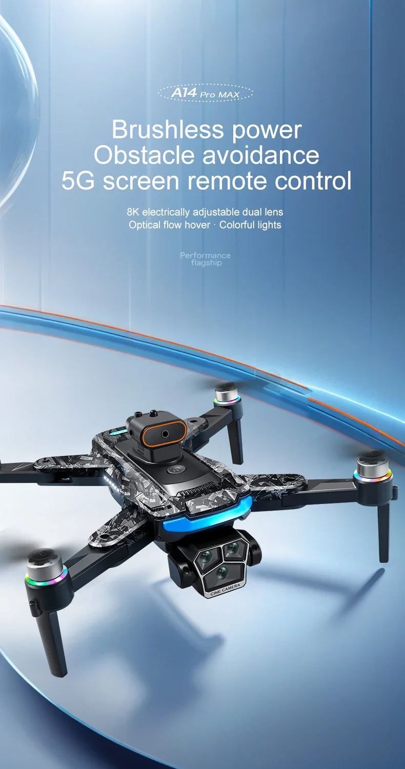 Lenovo A14Pro Max 4K GPS Drone | Dual Pro Camera | Advanced Aerial Photography