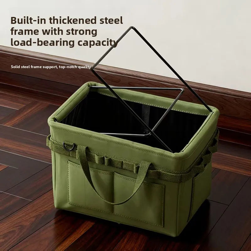 Heavy-Duty Foldable Tool Bag - Large Oxford Fabric Organizer