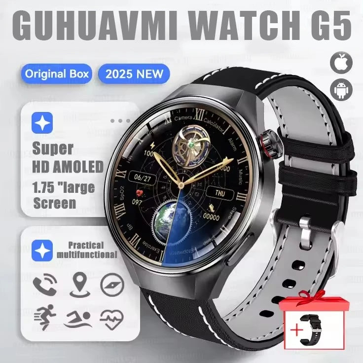 Smartwatch g5 plus | 1.75" hd amoled, gps i monitor aktywności