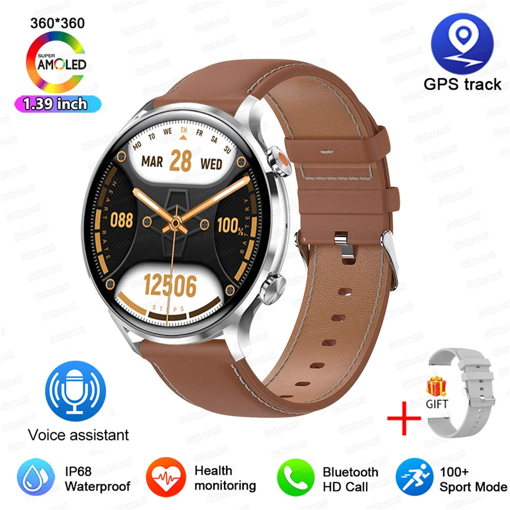Vabena 2026 smartwatch dla kobiet i mężczyzn | amoled, gps, ip68