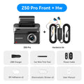 Ddpai z50 pro 4k kamera samochodowa z gps, adas i noktowizją