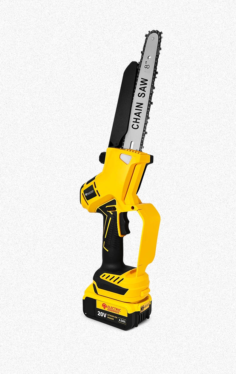 8-calowa 1380w bezszczotkowa elektryczna pilarka łańcuchowa – profesjonalna pilarka ogrodowa do baterii dewalt 20v
