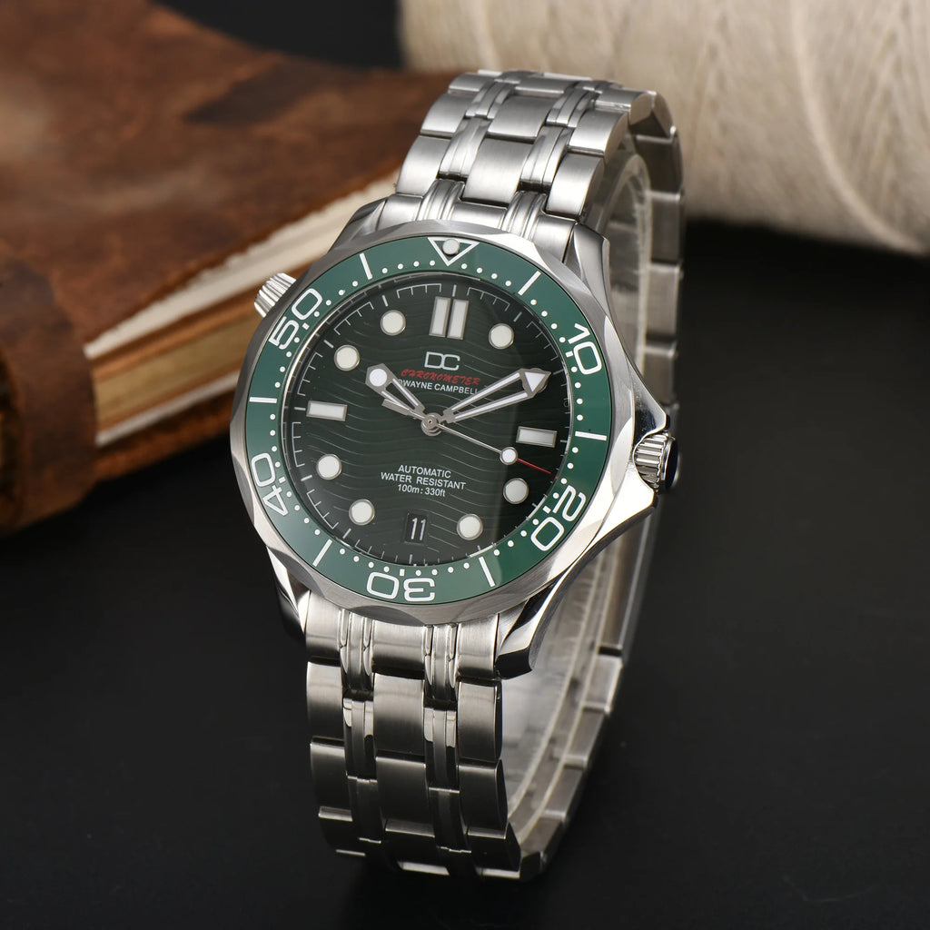 Vabena męski zegarek automatyczny 42mm nh35 | szkło szafirowe