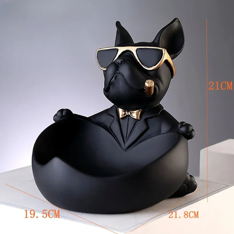 Elegancka figurka psa pudełko do przechowywania - stylowy dodatek dla zwierząt