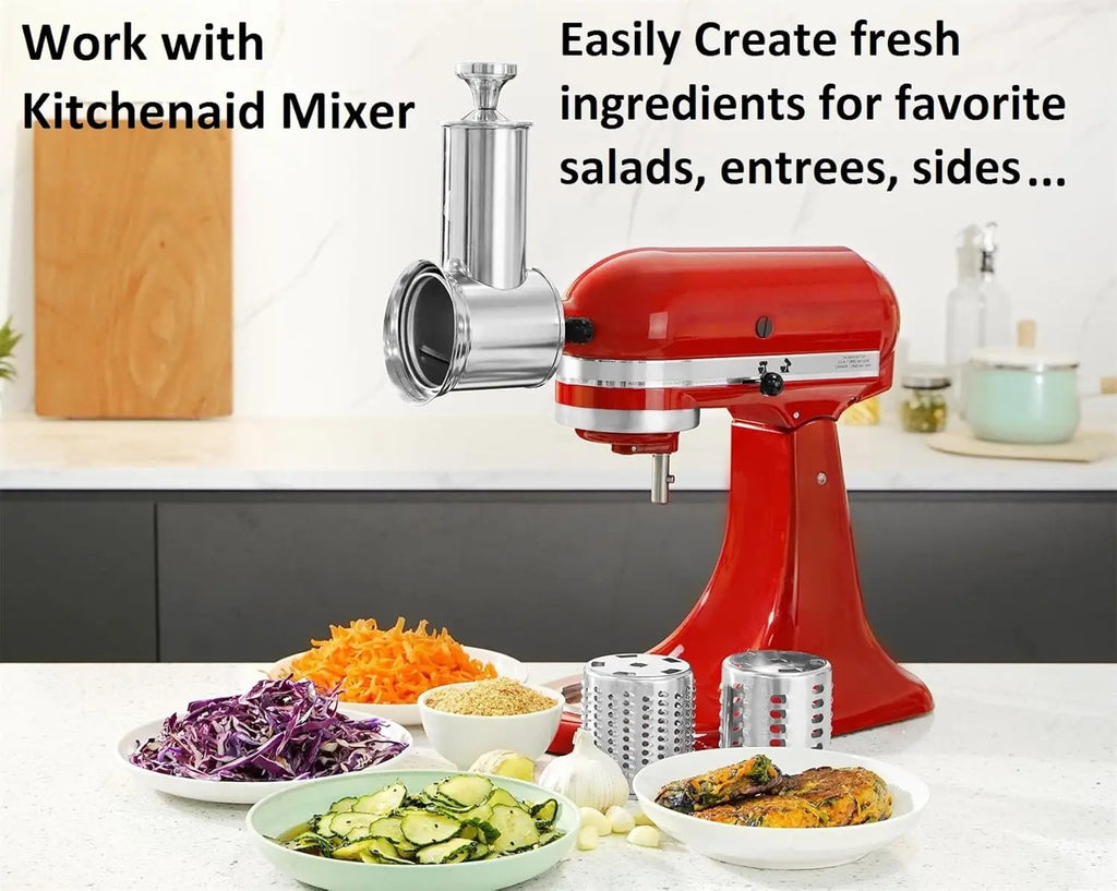 Nakładka krajalnica tarka do miksera kitchenaid – stal nierdzewna