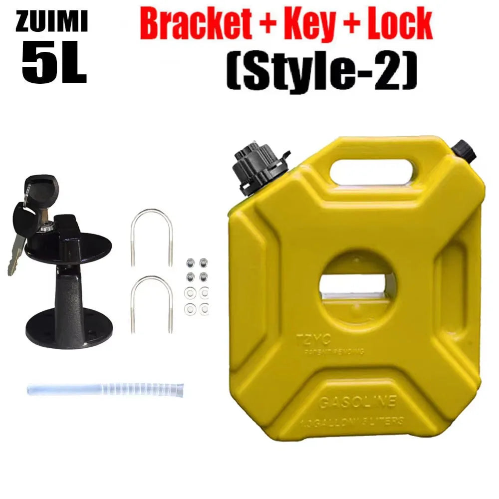Kanister paliwa motocyklowego 3/5l z blokadą dziecięcą antystatyczny